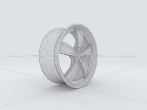 vehicles - automobile wheel rims 01 3D Model