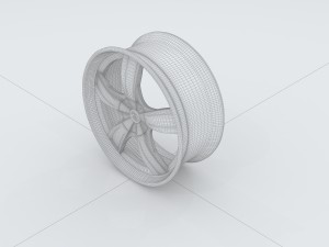 vehicles - automobile wheel rims 01 3D 模型