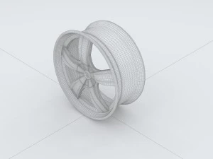vehicles - automobile wheel rims 01 3D Model