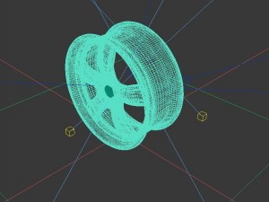 vehicles - automobile wheel rims 01 3D 模型