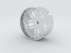vehicles - automobile wheel rims 02 3D 模型