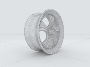 vehicles - automobile wheel rims 03 Modelo 3D