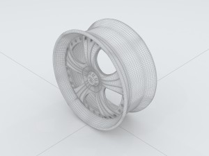 vehicles - automobile wheel rims 03 Modelo 3D