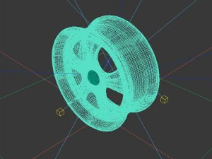 kendaraan - pelek roda mobil 03 Model 3D