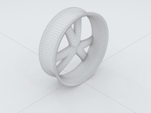 vehicles - automobile wheel rims 04 Modello 3D