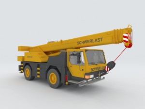 vehicles - crane 3D Model