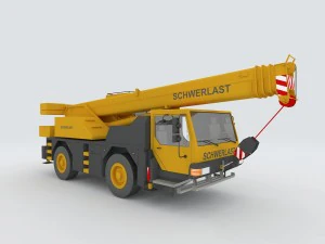 ve&iacute;culos - guindaste Modelo 3D