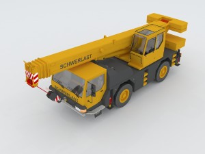 vehicles - crane 3Dモデル