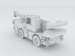 vehicles - crane 3Dモデル