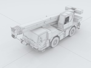 vehicles - crane 3Dモデル
