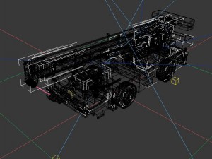 vehicles - crane 3Dモデル