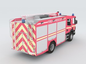 vehicles - fire truck Model 3D