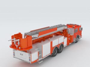 vehicles - fire truck 02 3D Модель