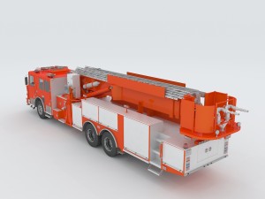 vehicles - fire truck 02 3D Модель