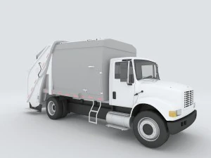 vehicles - garbage removal vehicles 3D Model