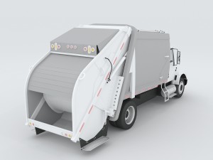vehicles - garbage removal vehicles Model 3D