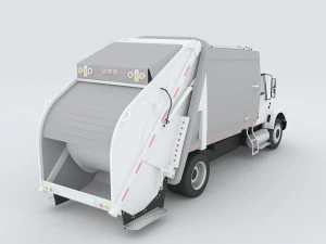 vehicles - garbage removal vehicles 3D Model
