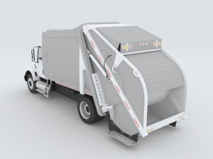 vehicles - garbage removal vehicles Model 3D