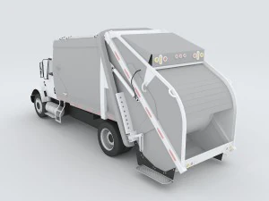 vehicles - garbage removal vehicles 3D Model