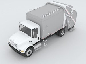 vehicles - garbage removal vehicles Model 3D