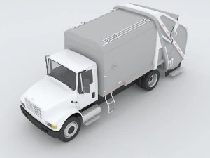 vehicles - garbage removal vehicles 3D Model