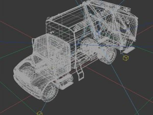 vehicles - garbage removal vehicles 3D Model