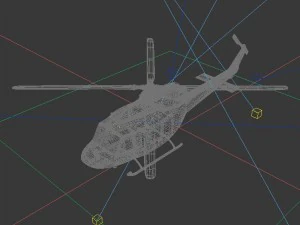vehicles - helicopter 04 3D Model