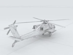 vehicles - helicopter 05 3D Model