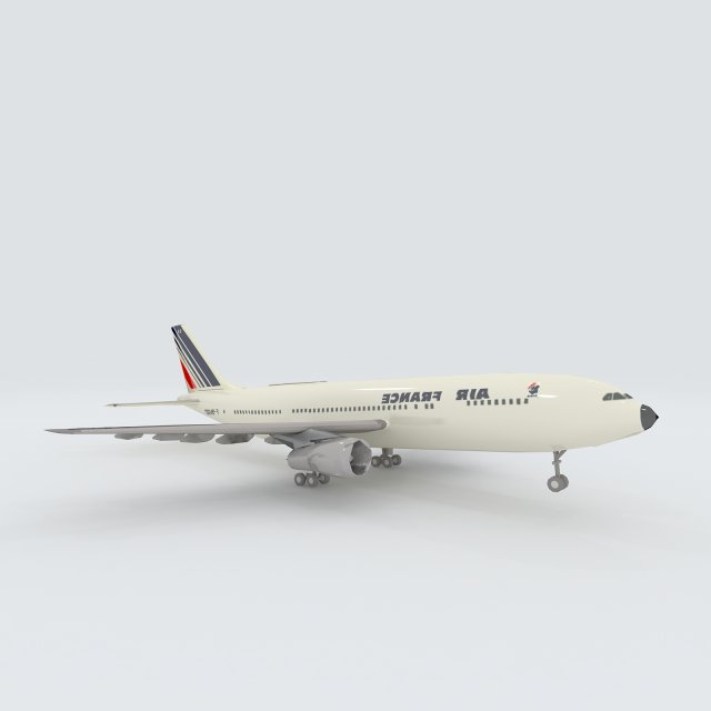 vehicles - large airliner 3Dモデル .c4d .max .obj .3ds .fbx .stl .blend 