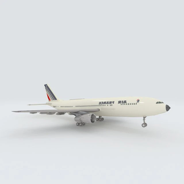 vehicles - large airliner 3D Model .c4d .max .obj .3ds .fbx .stl .blend 