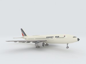 vehicles - large airliner 3D Model