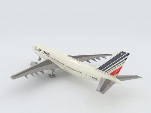 vehicles - large airliner 3Dモデル