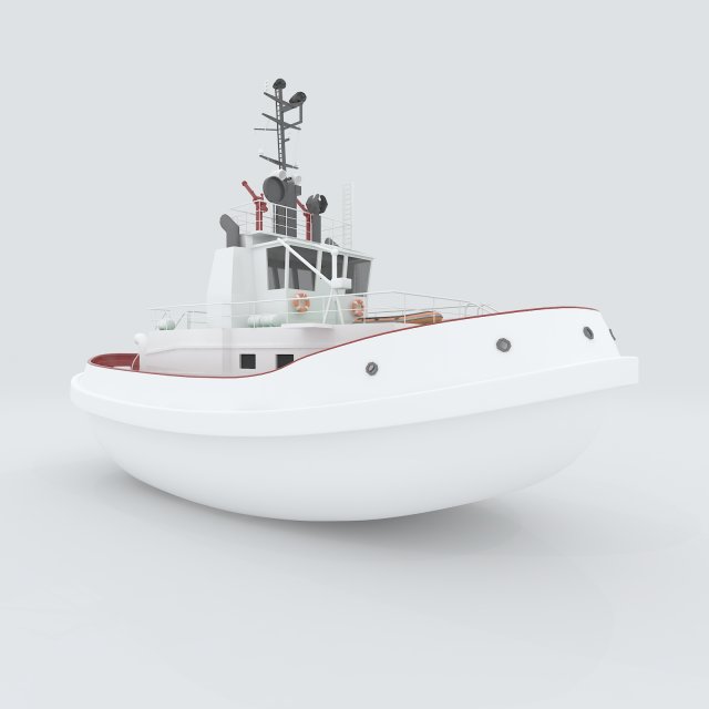 vehicles - large passenger ship 02 3D 模型 .c4d .max .obj .3ds .fbx .stl .blend