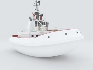 vehicles - large passenger ship 02 3D Model