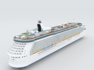 vehicles - large passenger ship 03 Modèle 3D