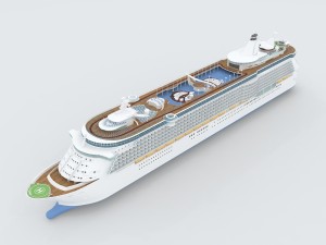 vehicles - large passenger ship 03 Modèle 3D