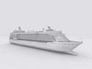 vehicles - large passenger ship 03 Modèle 3D
