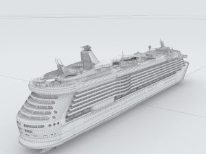 vehicles - large passenger ship 03 Modèle 3D