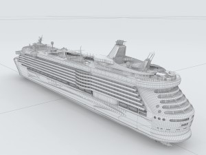 vehicles - large passenger ship 03 Modèle 3D