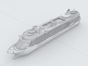 vehicles - large passenger ship 03 Modèle 3D