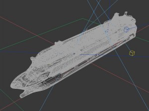vehicles - large passenger ship 03 Modèle 3D