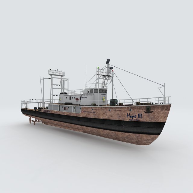 vehicles - large passenger ship 09 Modello 3D .c4d .max .obj .3ds .fbx .stl .blend 