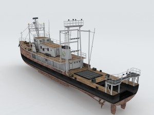 vehicles - large passenger ship 09 Modello 3D