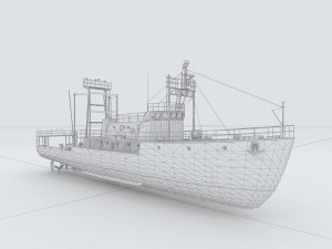 vehicles - large passenger ship 09 Modello 3D