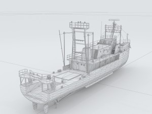 vehicles - large passenger ship 09 Modello 3D