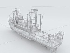 vehicles - large passenger ship 09 Modello 3D