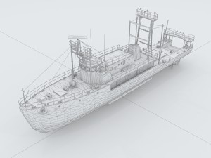 vehicles - large passenger ship 09 Modello 3D