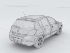 vehicles - mercedes-benz bmw volkswagen audi car 01 3D Модель