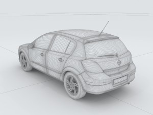 vehicles - mercedes-benz bmw volkswagen audi car 01 3D Модель