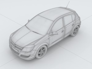 vehicles - mercedes-benz bmw volkswagen audi car 01 3D Модель